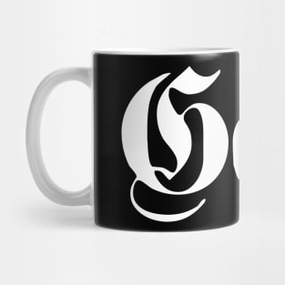 Goch written with gothic font Mug